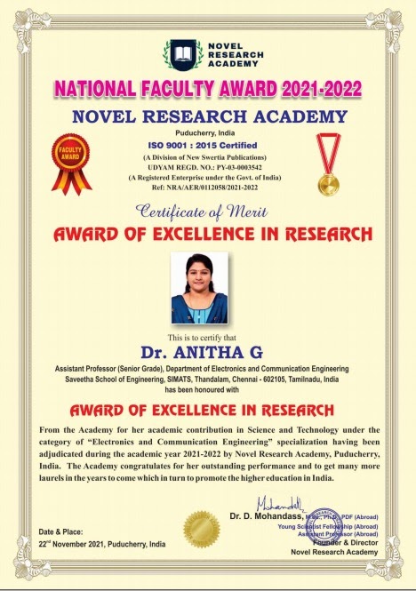 Anitha Award 2